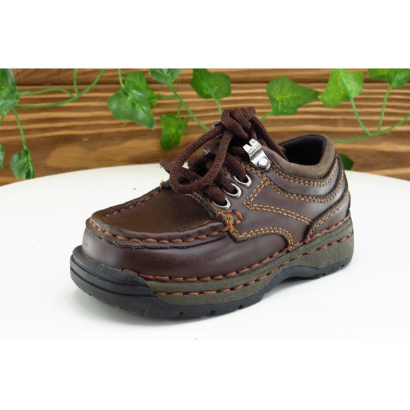 Smartfit Toddler Boys 5.5 Medium Brown Derby Oxfords Synthetic - Picture 1 of 5